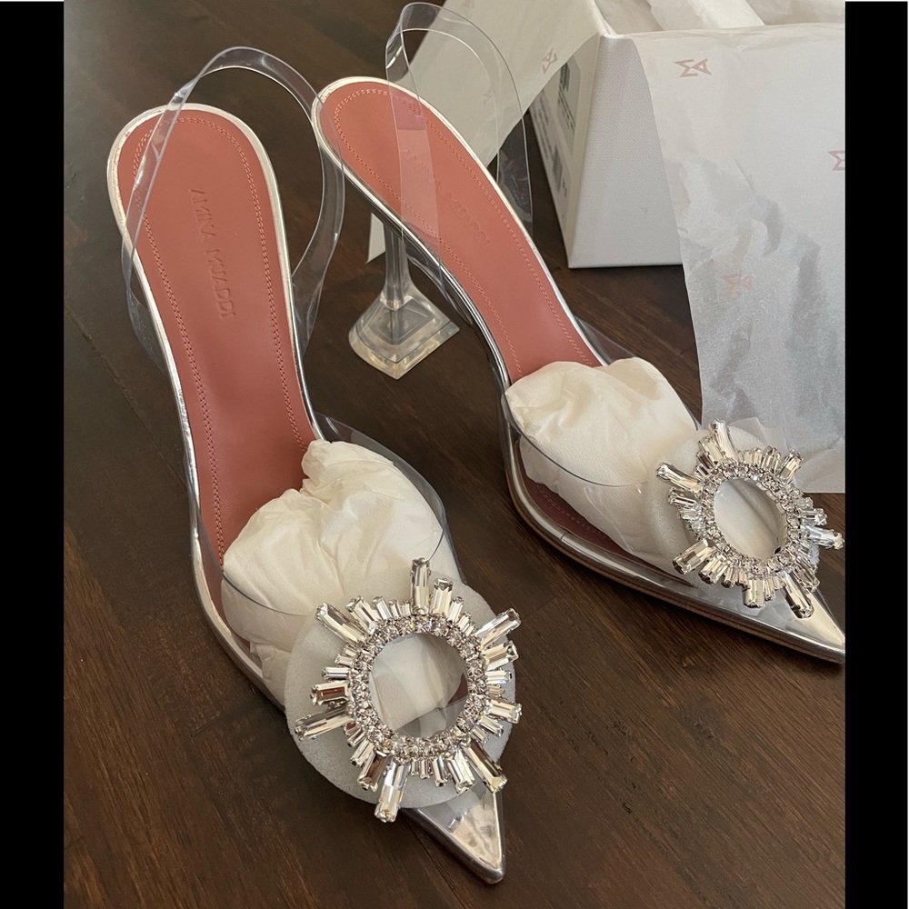Amina Muaddi Begum PVC Pumps